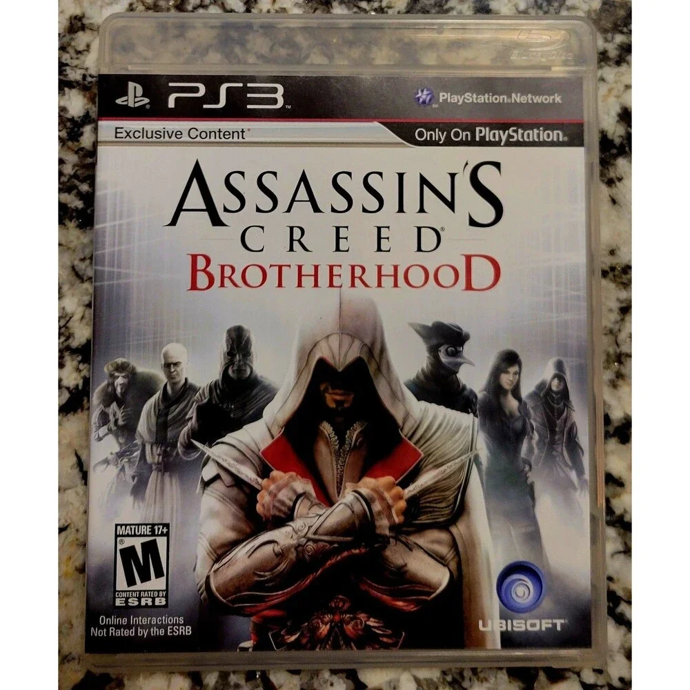 Assassin's Creed: Brotherhood (Sony PlayStation 3, 2010) NO MANUAL, CLN DISC
